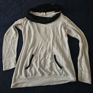 Cowl neck pullover